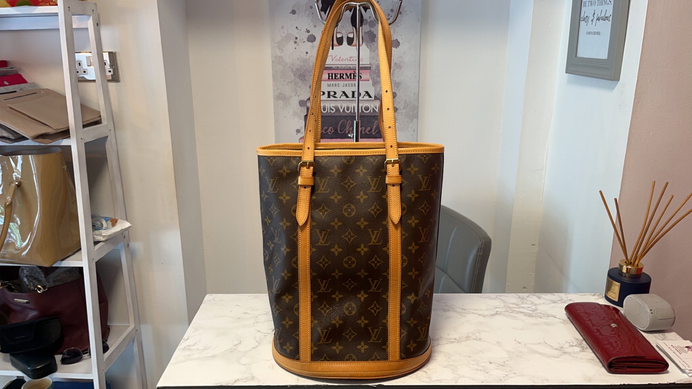 Louis Vuitton Gm Bucket Bag PURSHA